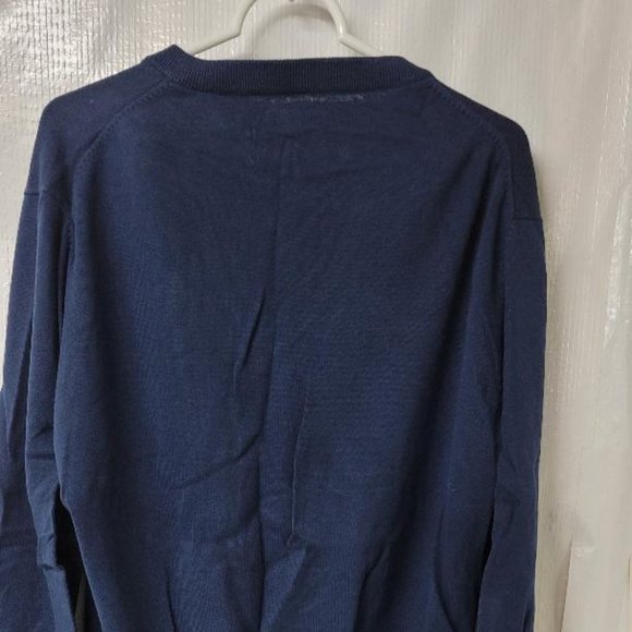 Mens John Bartlett - Concensus V-Neck Sweater -‎ Large - Blue - Picture 2 of 5